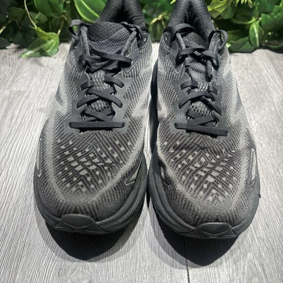 Hoka One One Sneakers Mens 11 D Clifton 9 Black 1127895 BBLC Running Gym Shoes main image 6